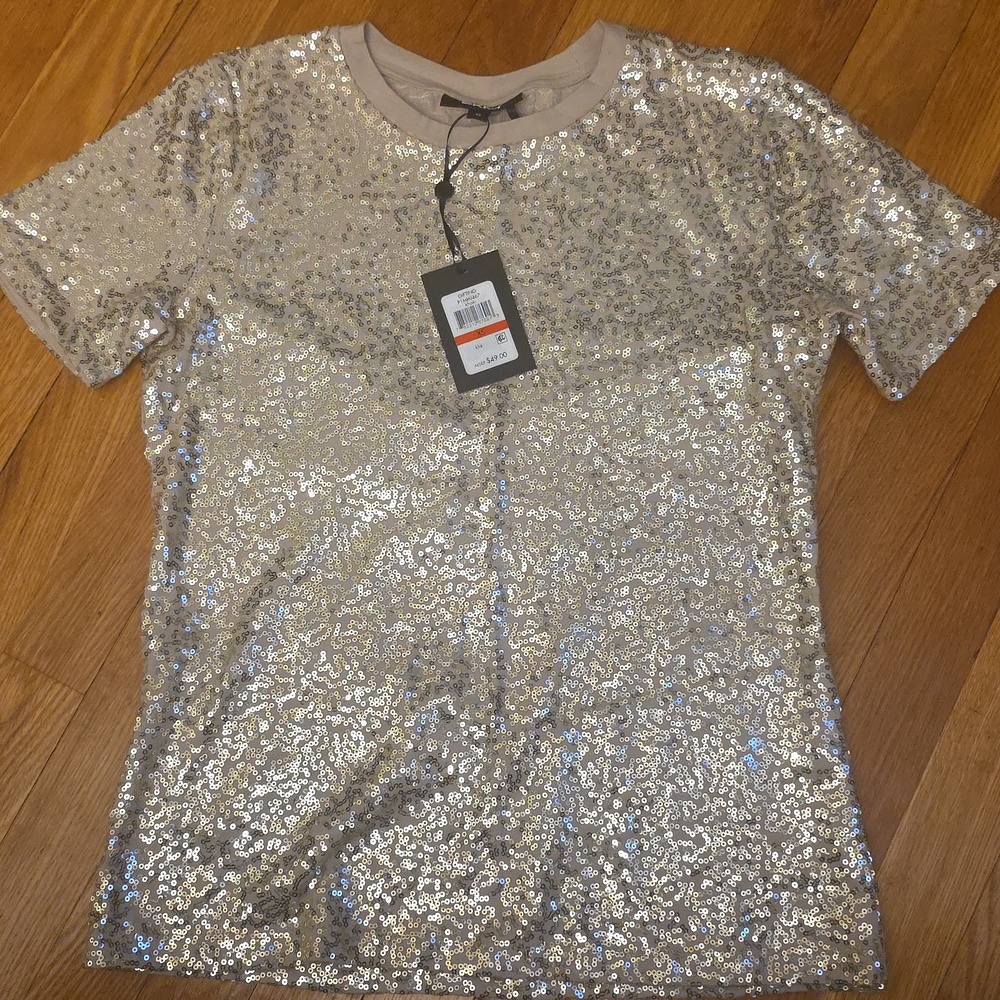Gold Sparkle Dress Top